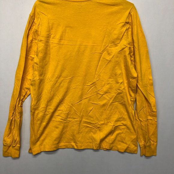 The Nike Tee Men Long Sleeve Tee T-Shirt Top Size Large Yellow M122 -4 - Picture 13 of 13